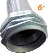 Delikon 6 inches liquid tight conduit and connector