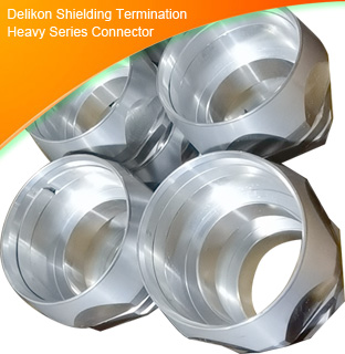 Delikon Shielding Termination Heavy Series Connector provides a shielding termination that provides a low impedance path to ground, ensuring high shielding effectiveness of the system. Delikon Heavy Series Connector makes sure the shields are bonded and grounded to equipment enclosure or electric cabinet.