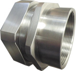 Delikon Liquid Tight Stainless Steel Connector with internal threads or external threads